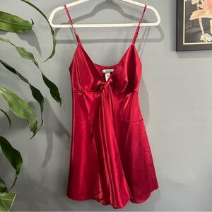 Gaviotq Lingerie Womens Satin Slip Nightdress - Women Intimates & Sleepwear Smal